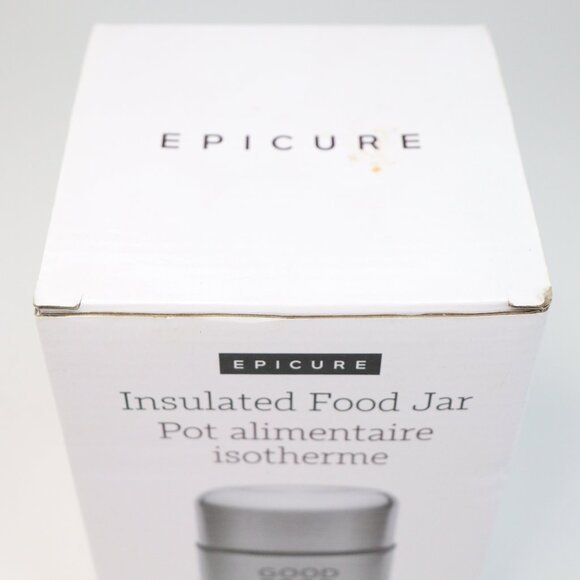 BNIB Epicure Insulated Food Jar Stainless Steel Double Walled 7hrs Cold  9 Hot - Picture 7 of 7
